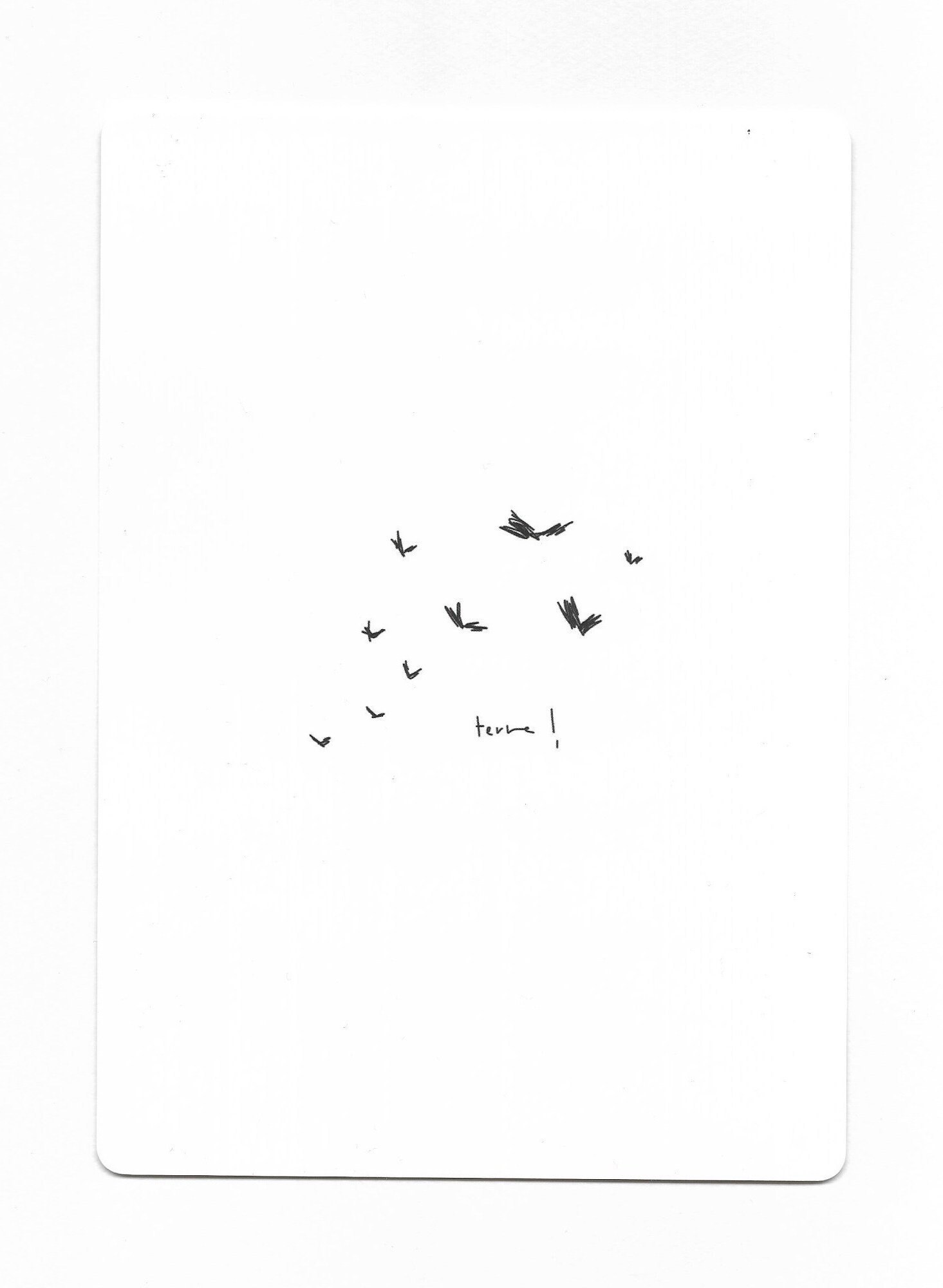 Affiche Minimaliste - Terre