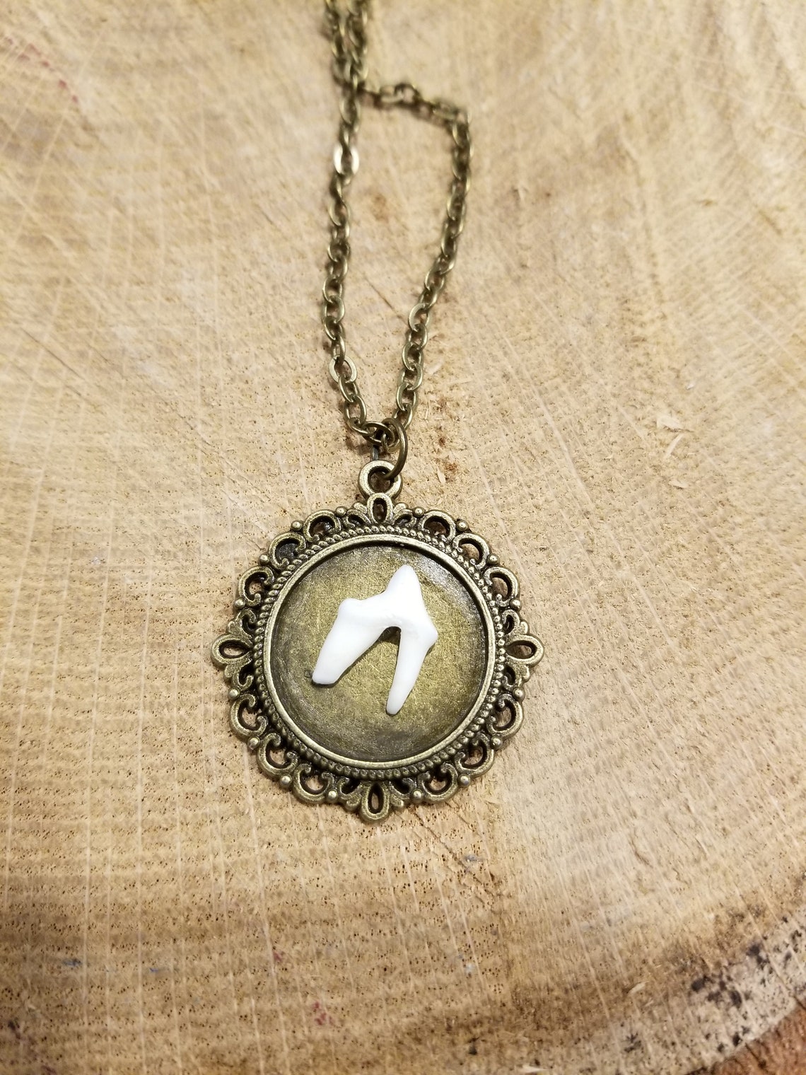 Coyote Tooth Necklace Etsy