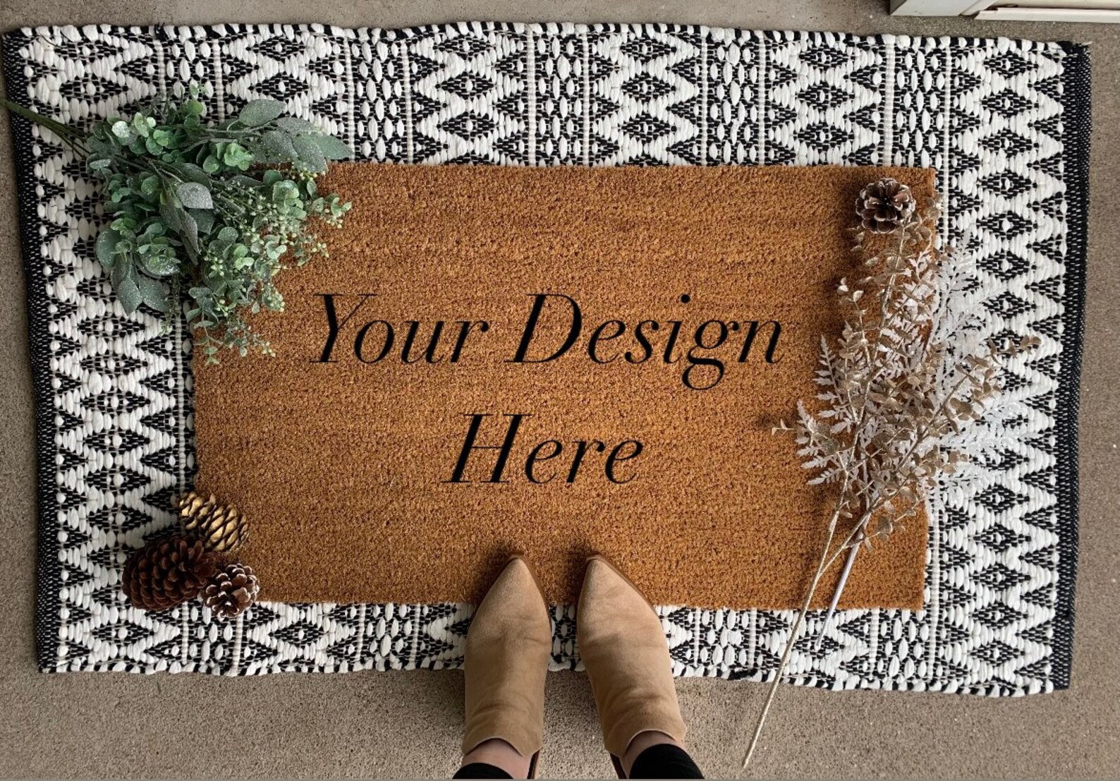 Custom Doormat Custom Gift Idea Handpainted Doormat Etsy