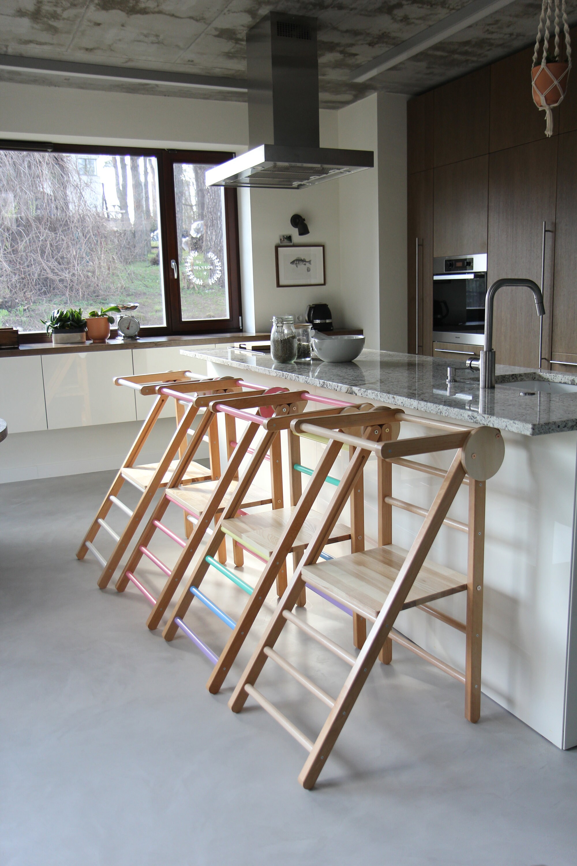 Montessori Tower Toddler's Kitchen Tower Learning Tower Etsy