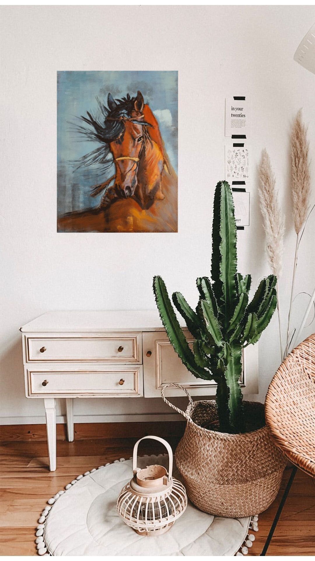 3D Metal Wall Art Original Hand Crafted Horse Metal Art. | Etsy