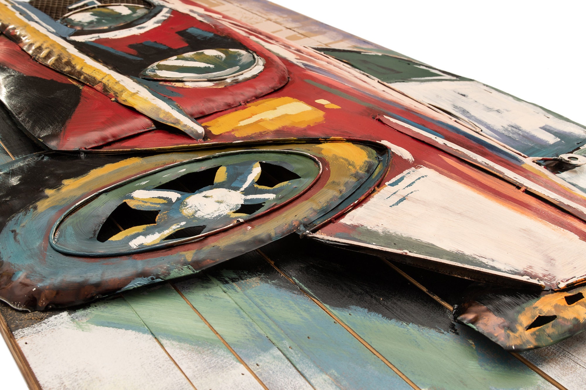 3D Metal Art 100 Hand Crafted and Painted. Embossed Metal Etsy