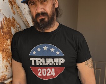 Trump 2024 Shirt Classic Vintage Style Short Sleeve T-Shirt