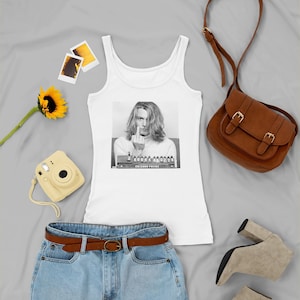 Johnny Depp Blow Mugshot Shirt, Justice For Johnny Racerback Tank Top