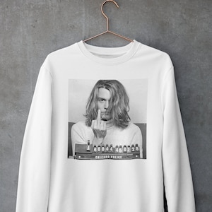 Johnny Depp Blow Mugshot Shirt, Justice For Johnny Crewneck Sweatshirt