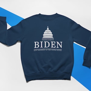 Präsident Joe Biden Shirt, 46. Präsident Pullover, Wahlsieger Souvenir Sweatshirt