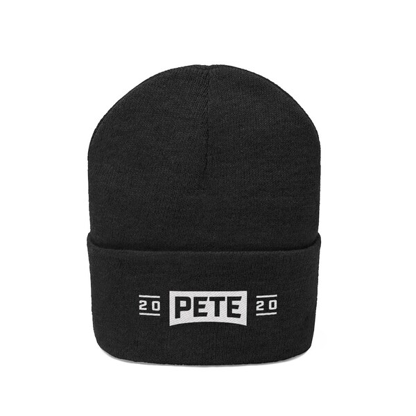 Pete Buttigieg Beanie - Mayor Pete For President Hat - Pete 2020 Beanie