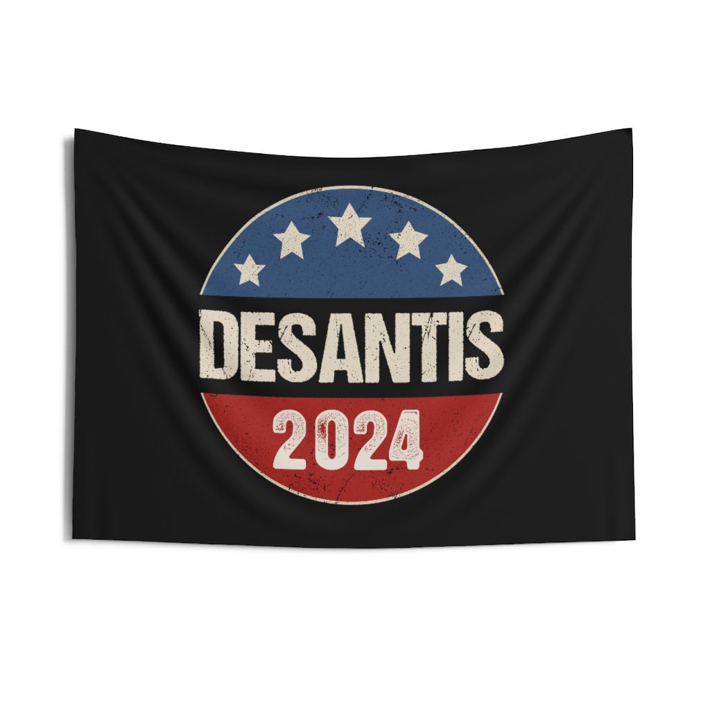 Ron DeSantis 2024 Flag - Indoor Wall Tapestries