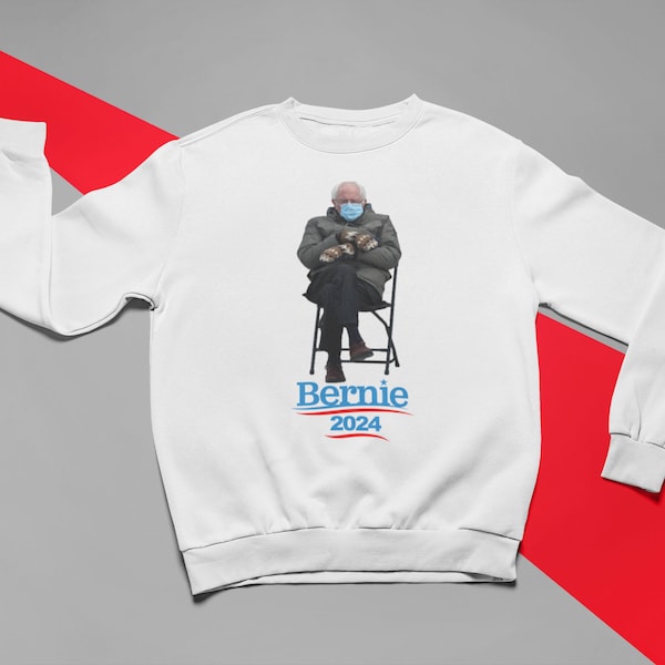 Bernie Meme Shirt - Bernie Sanders 2024 Mittens Sweatshirt