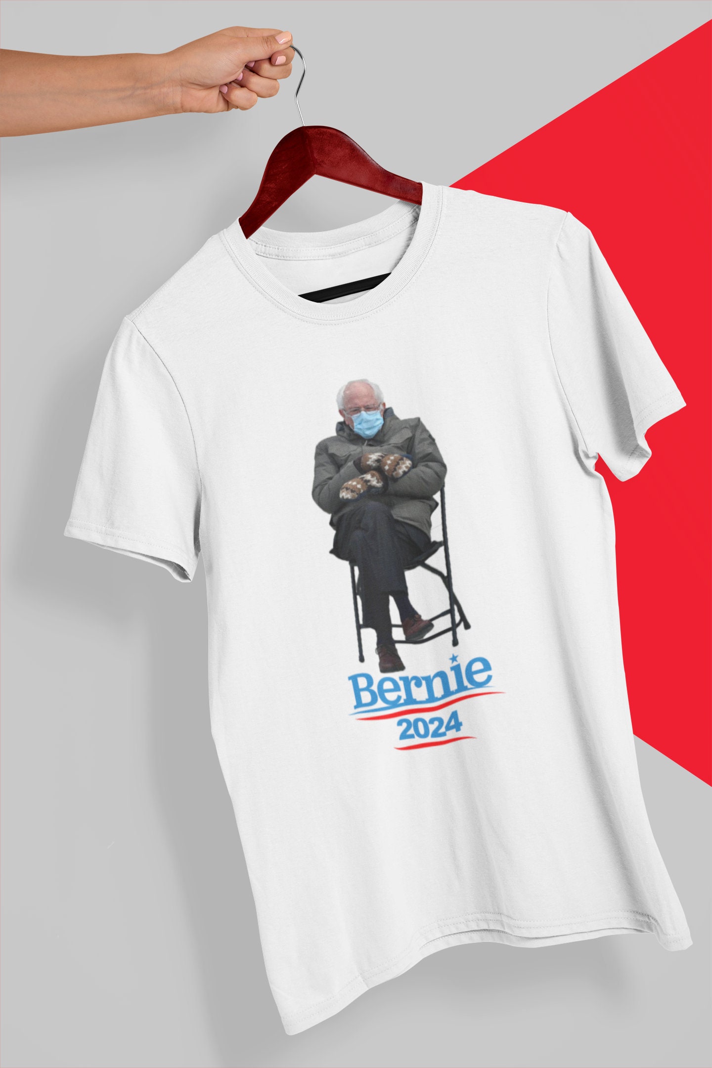 Bernie Meme Shirt Bernie Sanders 2024 Handschuhe T-Shirt - Etsy.de