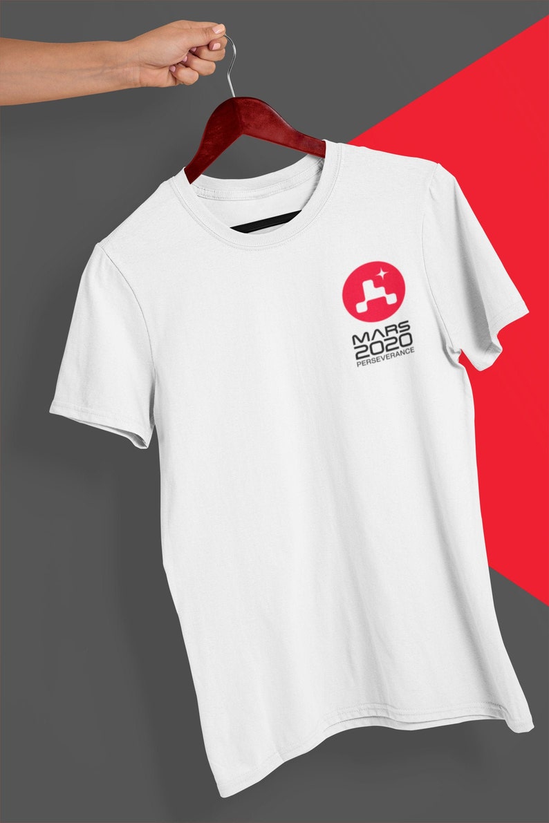 Mars 2020 T-Shirt NASA Mars 2020 Rover Men's Cotton Short Sleeve T-shirt Mars 2020 T-Shirt NASA Mars 2020 Rover Men's Cotton Short Sleeve T-shirt
