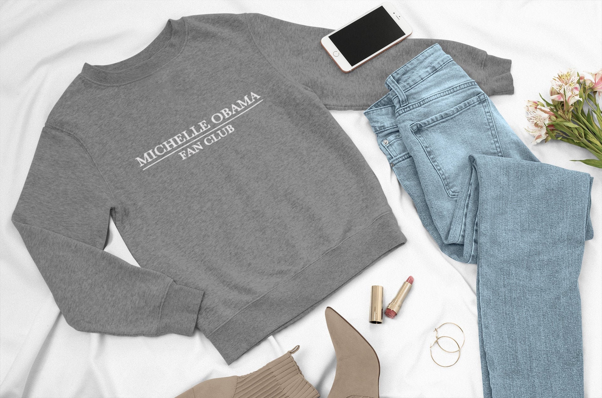 Michelle obama sweatshirt sales