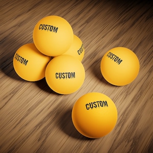 Custom Pong Balls 