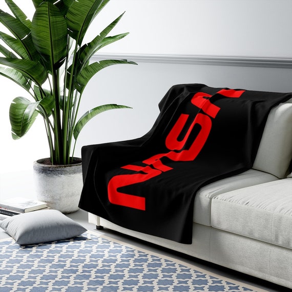 Nasa Worm Blanket Space Logo Bed Throw Nasa Home Decor Logo Bedroom NASA Loungewear Large Blanket Etsy Canada