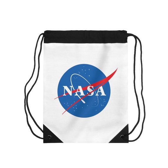 NASA Bag Space Back to School Space Logo Drawstring Bag Etsy Denmark