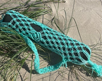 Handmade yoga mat bag, Pilates mat carrier, Handcrafted macrame yoga mat bag, Gift for yogi, Yoga lovers gift, Gift for sister, Gift for mom