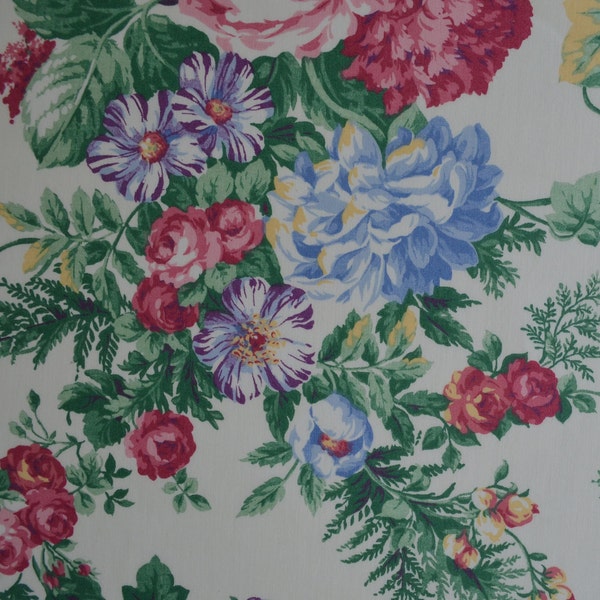 Floral Chintz Fabric - Etsy