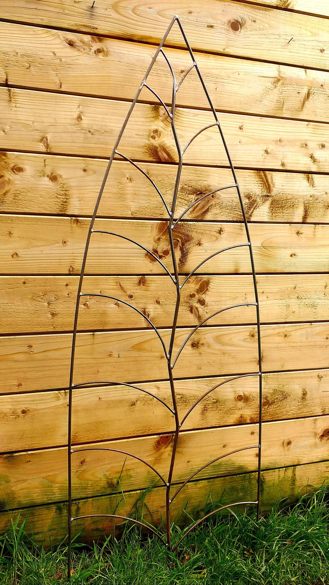 Trellis Leaf Shape Metal Trellis Garden Trellis Plant Etsy UK