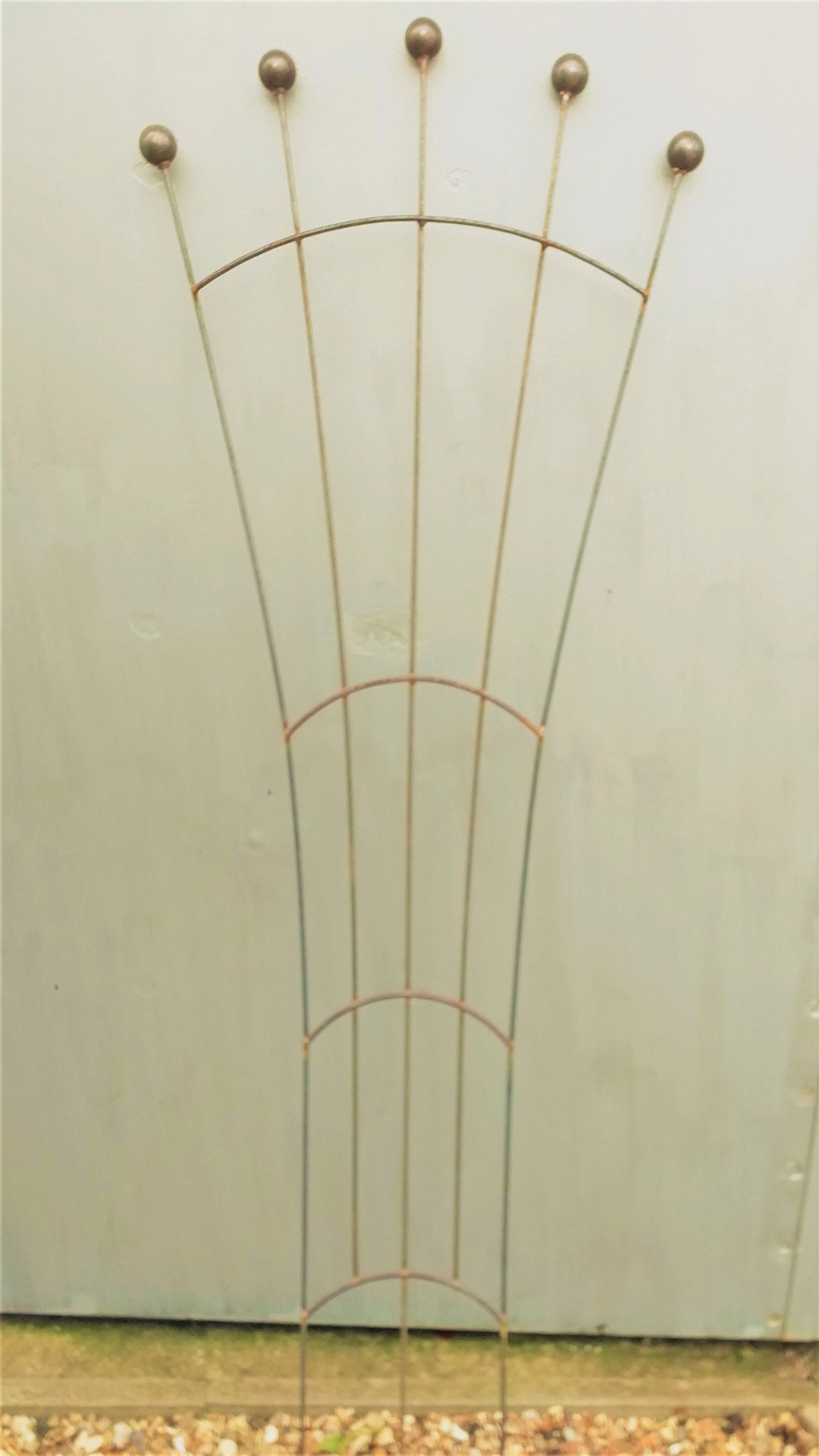 Trellis Plant Support Fan Shape Metal Trellis Garden Etsy UK