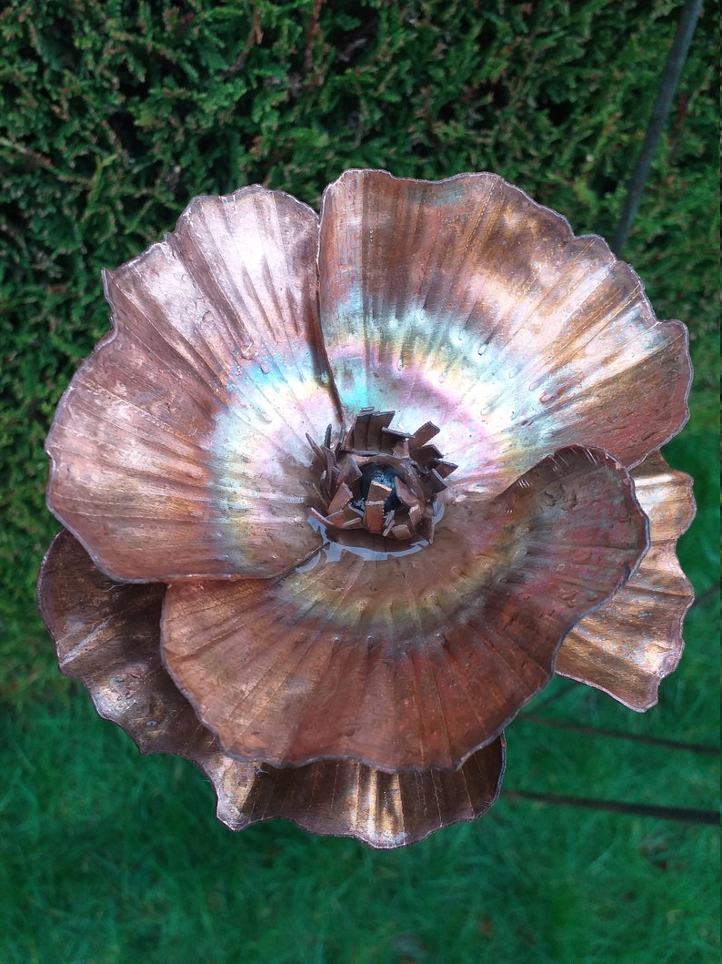 Garden Ornament Garden Sculpture Garden Gift Copper Etsy