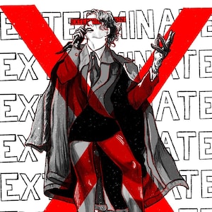 Gerard Way Exterminate Print