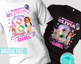 Printable Roblox Birthday Family Shirt Templates DIY