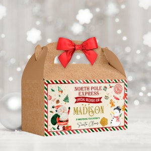 Christmas Eve Box, Christmas Gift Box, Personalised Christmas Box, Night Before Xmas, Childrens Christmas Eve Box, DIGITAL ONLY