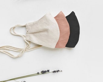 Adjustable Super soft Reusable Washable Comfort fit 3 layer 100% Cotton and hemp Face Mask covering. Unique and innovative handmade