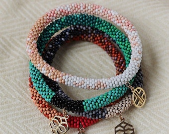 Beaded Bracelet Customised Colorful Elastic Great Fit Natural