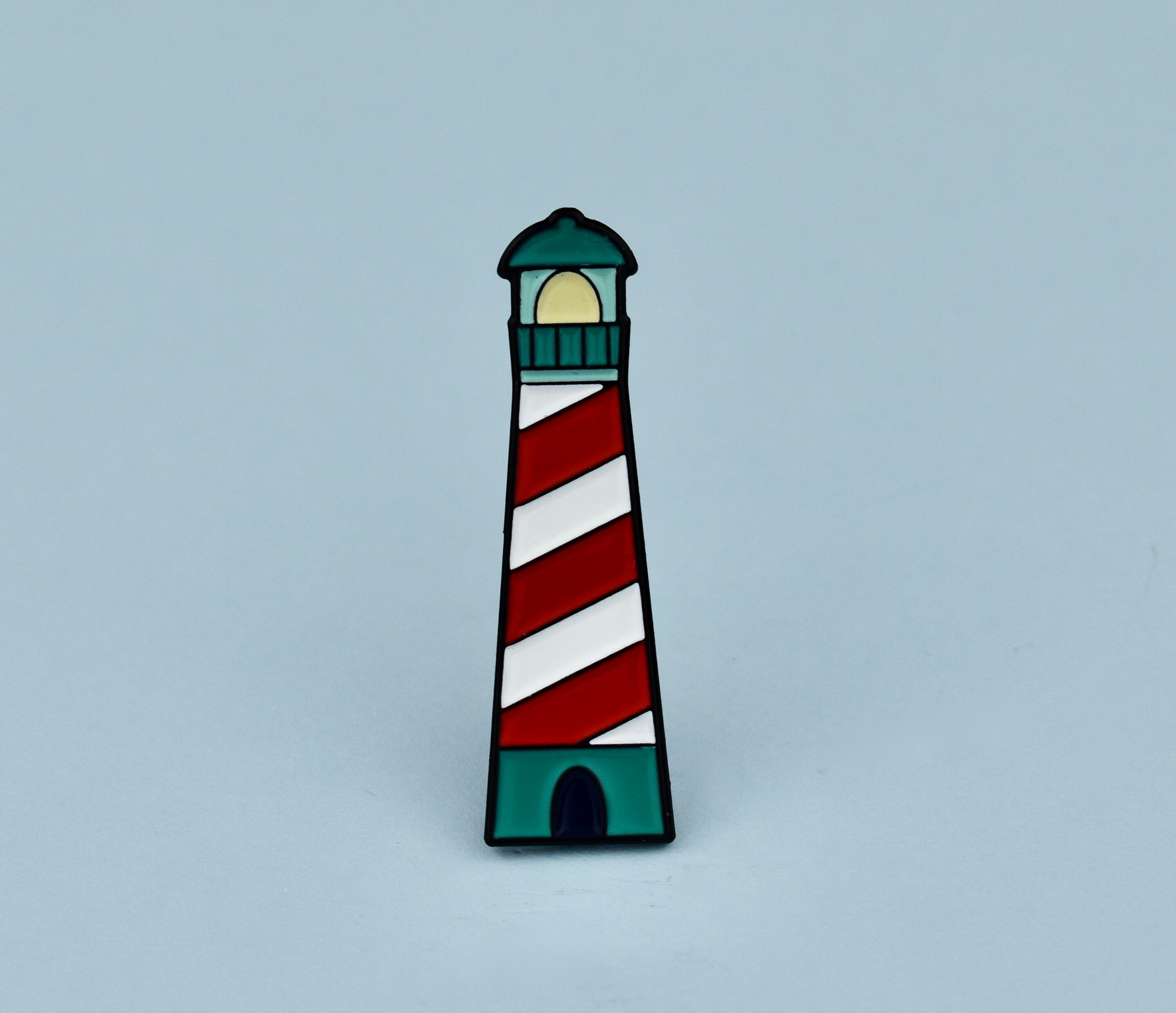 Metal Enamel Pin Badge Brooch Light House Lighthouse Keeper Tower Lamp Coast Sea Metal Enamel Pin Badge Brooch Light House Lighthouse Keeper Tower Lamp Coast Sea