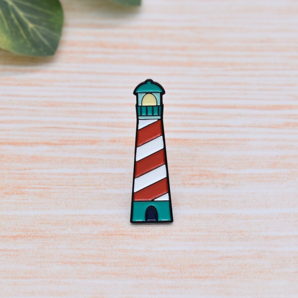 Nautical Style Lighthouse Enamel Pin Badge