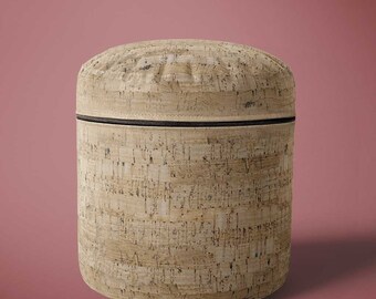 Tabouret Pouf en liège « Nature »