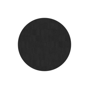 Round “Black Luxury” carpet