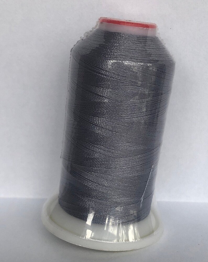 Polyester. Machine Thread Gray Tone Polyester Machine Embroidery Thread, 1100 Yards - Etsy