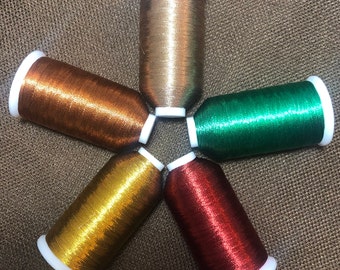 Metallic borduurgaren: 1100 yards (1000 meter). Rood, groen, brons, kuiper, goud