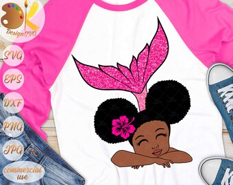 Download Black Mermaid Svg Etsy