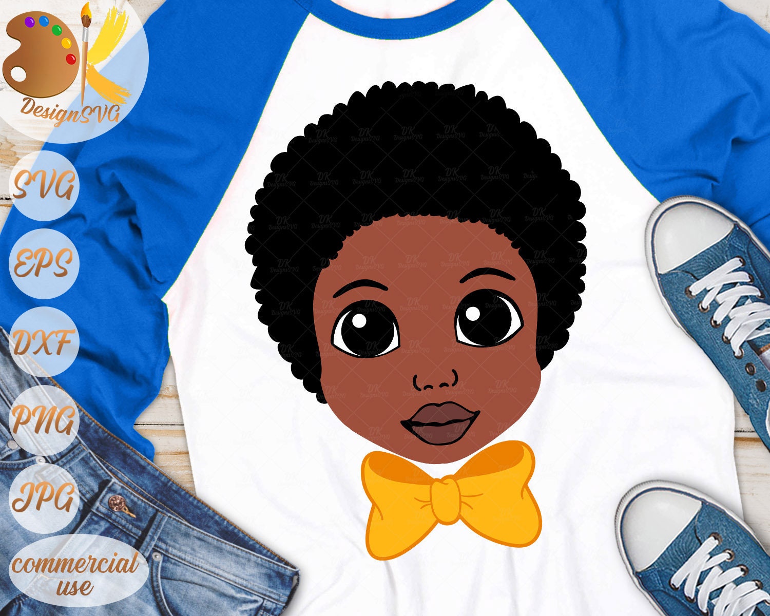 Black Boy SVG Cute Afro Boy SVG Afro Kid SVG Boy with | Etsy