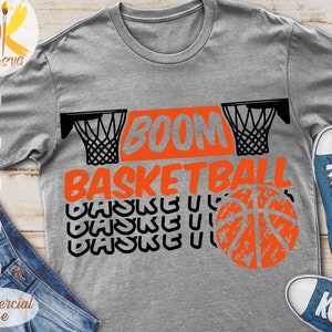 Basket-ball SVG | Game Day SVG | Basket-ball en difficulté SVG | Grunge Basketball Cut File | Basket-ball Boy Svg | Eps, Dxf Png Jpg | Fichier Cricut