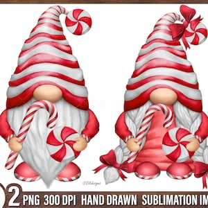 Candy Cane Gnomes Png Sublimation, Christmas Gnomes Png, Candy Cane Png Clipart, Christmas Candy Png, Holiday Gnomes Shirt Png
