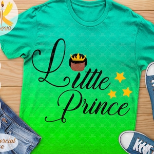 Afro Little Prince SVG - France Black Boy SVG - France Afro Boy avec Crown SVG ( france) Cute Black Baby Boy Svg ( Fichier Cricut