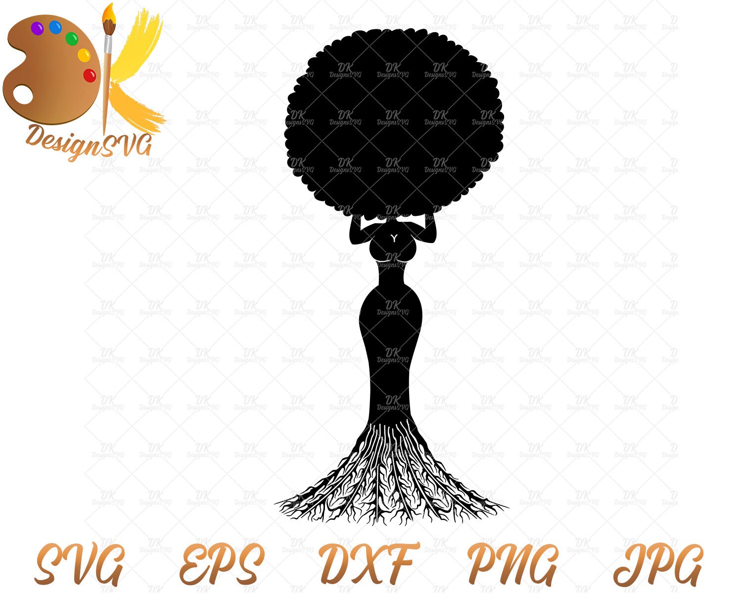 Afro Roots Graphics Afro Roots SVG | Black History SVG | Black Power SVG | Black Lady Svg ...