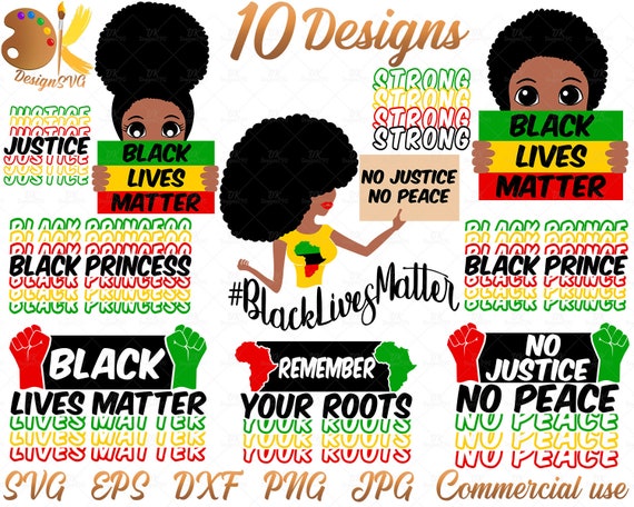 Download Black Lives Matter Bundle Svg Black History Svg Bundle Etsy