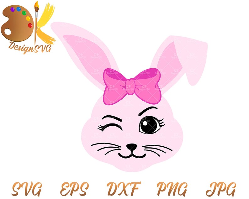 Free Free Bunny Bow Svg 192 SVG PNG EPS DXF File
