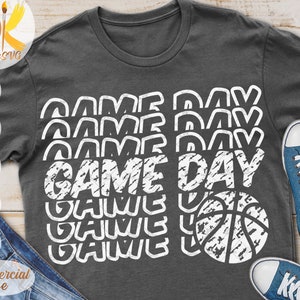 Game Day SVG | Basket-ball SVG | Basket-ball en difficulté SVG | Basket-ball Cut File | Grunge Basketball Svg | Eps, Dxf Png Jpg | Fichier Cricut