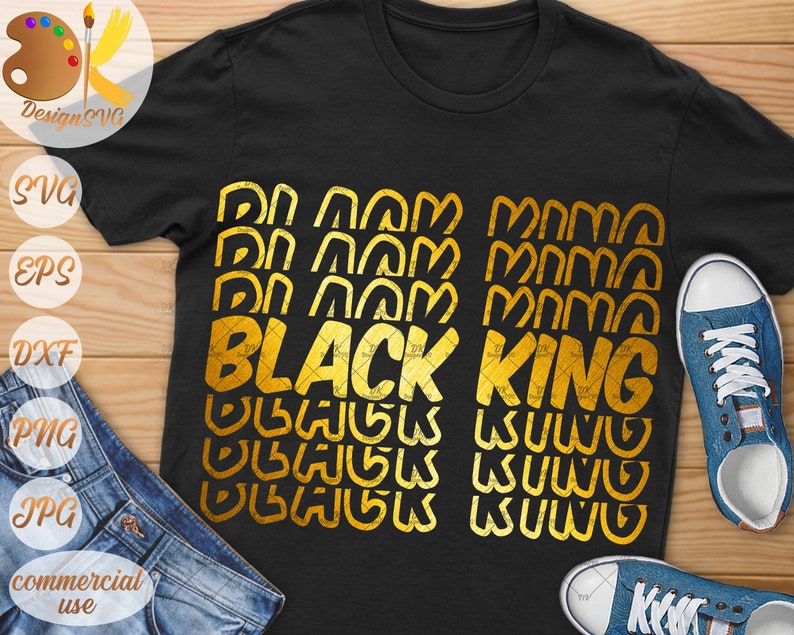 Download Black King SVG Strong Black Man SVG Black History SVG | Etsy