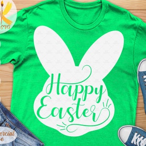 Happy Easter SVG | Easter SVG | Easter Bunny SVG | Bunny Head Svg | Cricut Files