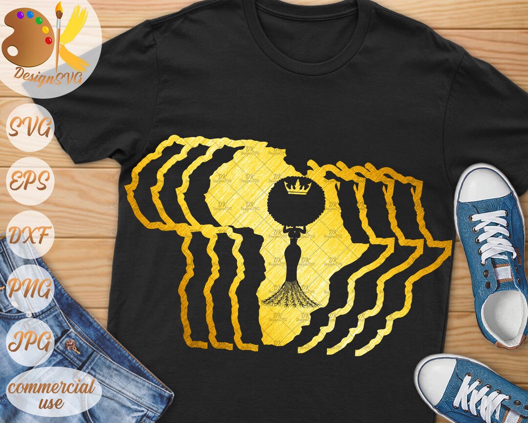 Afro Roots Graphics Afro Roots SVG | Afro Queen SVG | Black History SVG | Africa Svg ...
