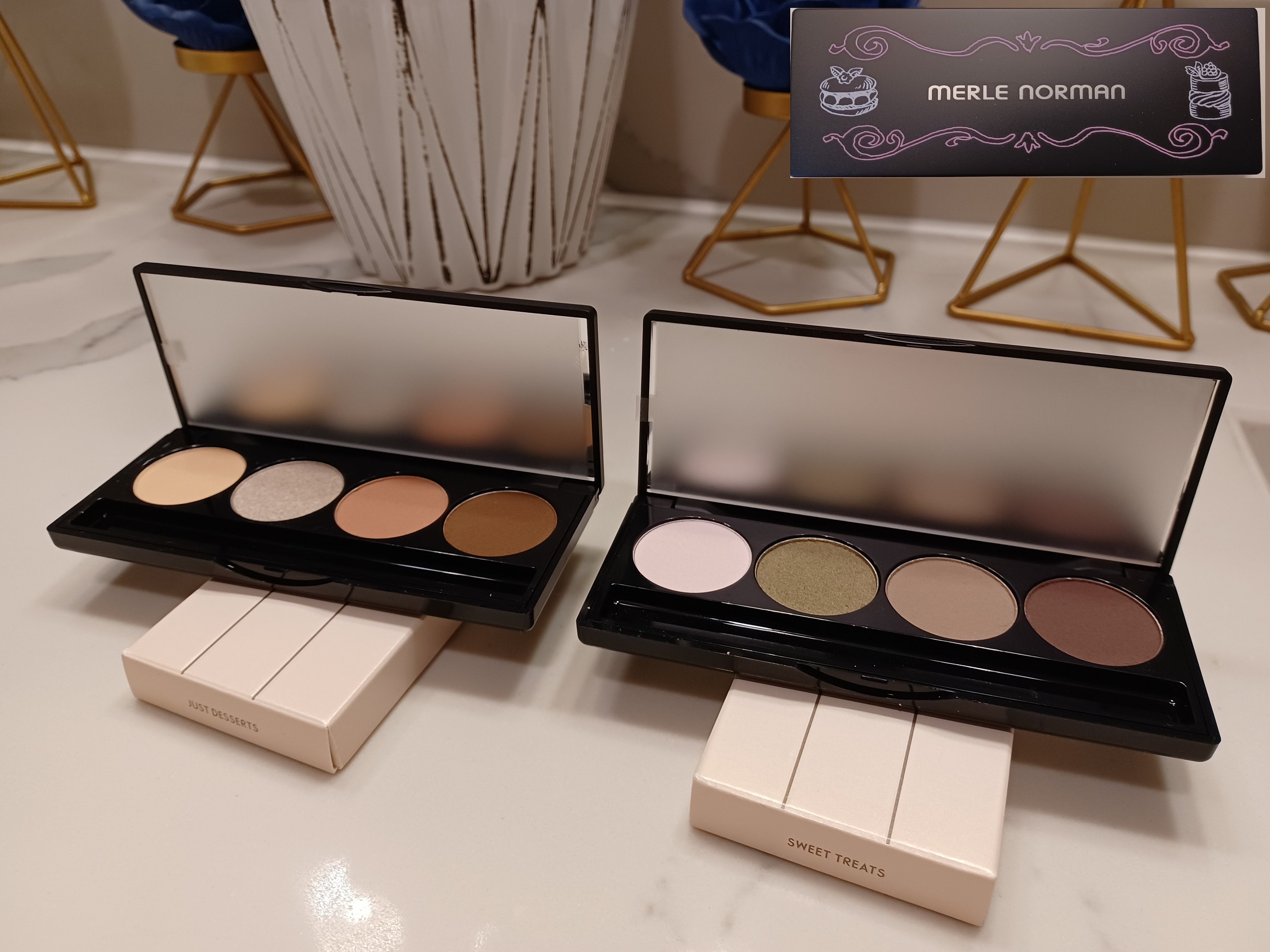 Merle Norman Eye Color Quad Compacts Special Edition 4 Eyeshadow