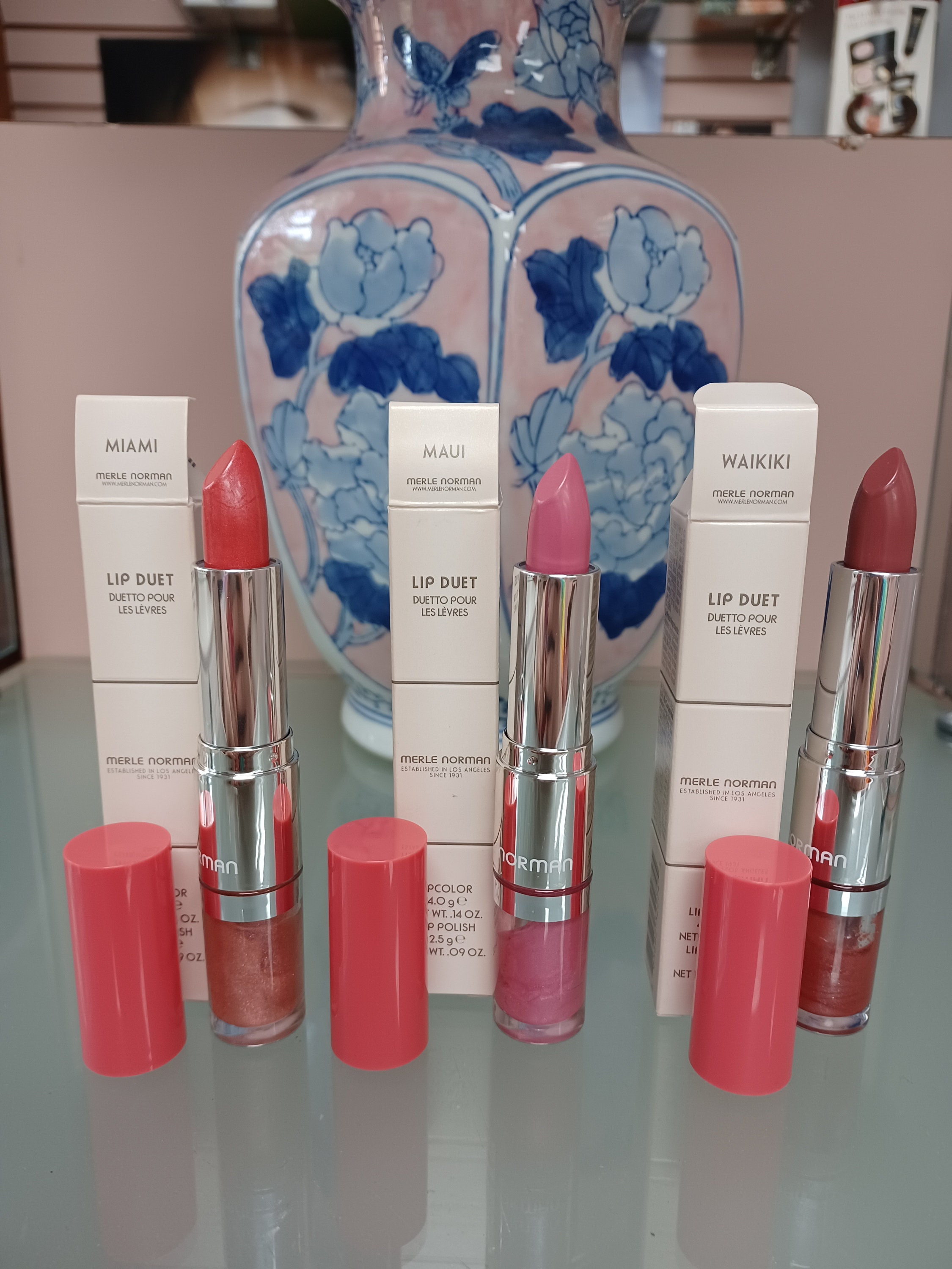 Merle Norman Luxiva Long Wear Lipstick Lip Gloss Duo Etsy