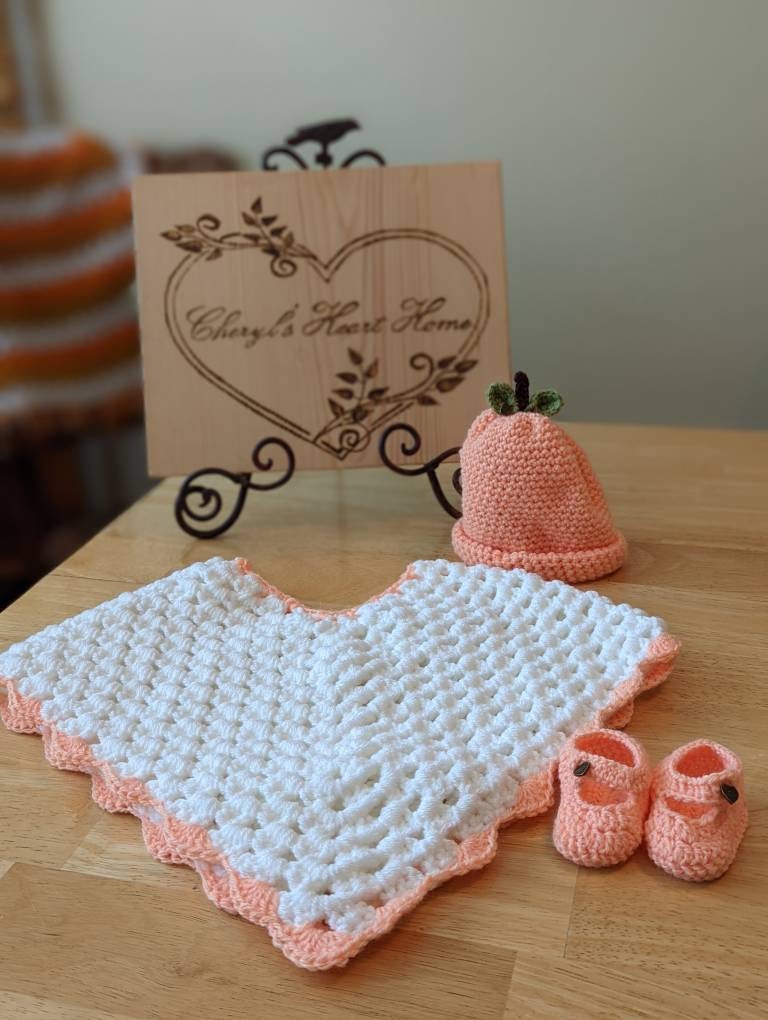 Crochet poncho bébé - España